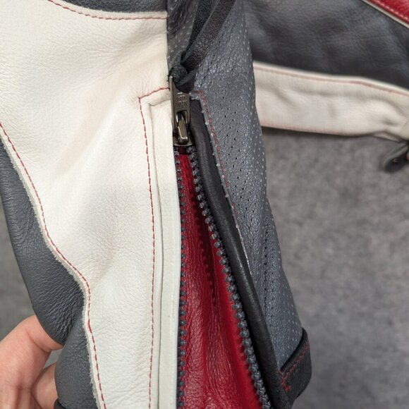 Schott NYC Rose 6 Leather racing leather jacket motorcycle streetwear - Small - Picture 4 of 16